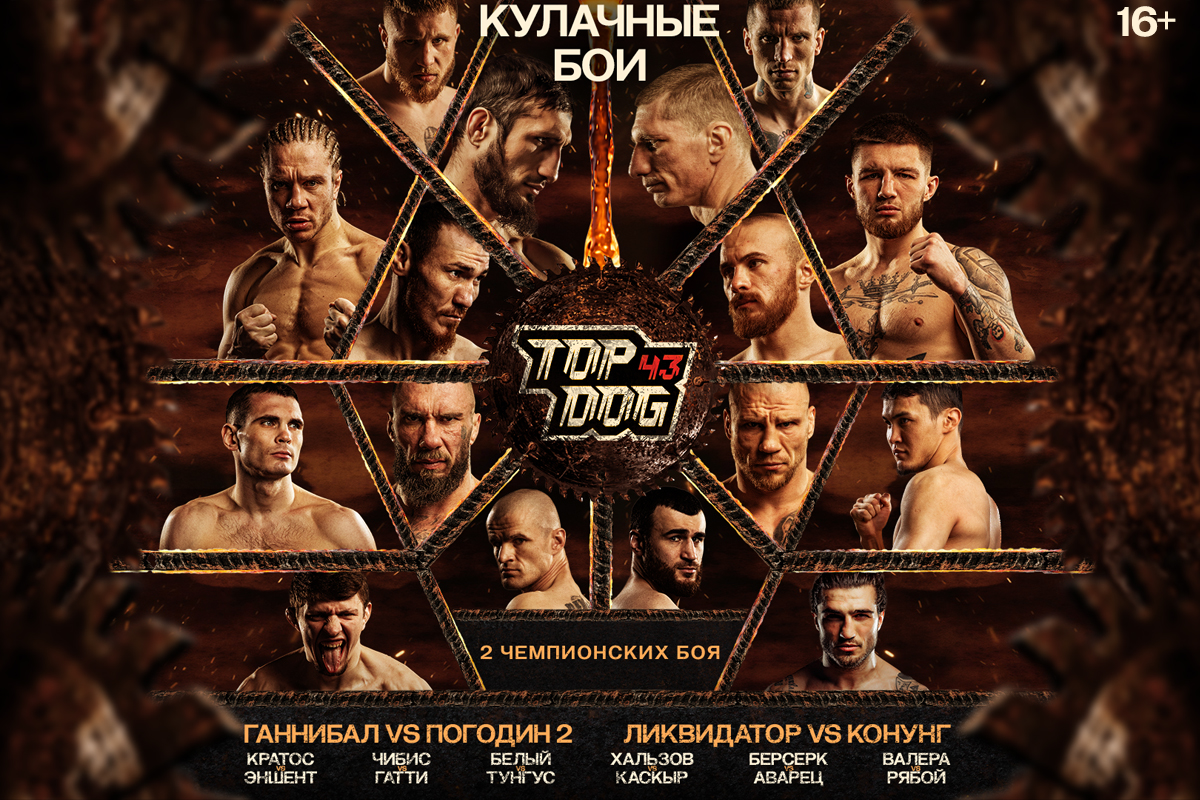 Турнир по кулачным боям TOP DOG 43